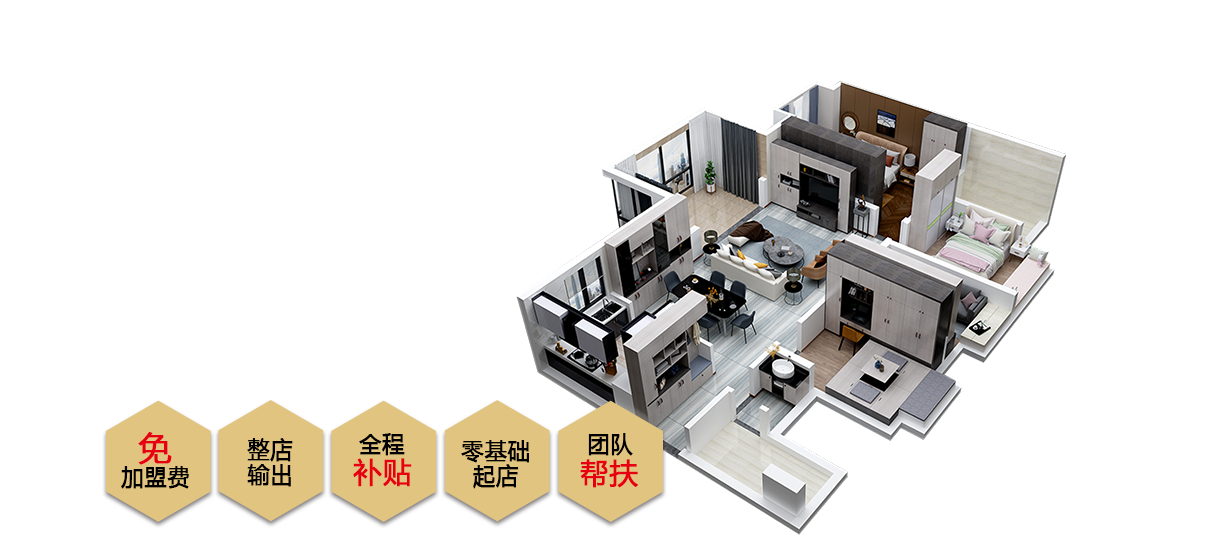 全屋定制加盟选德维尔,低投入高毛利,创业做老板